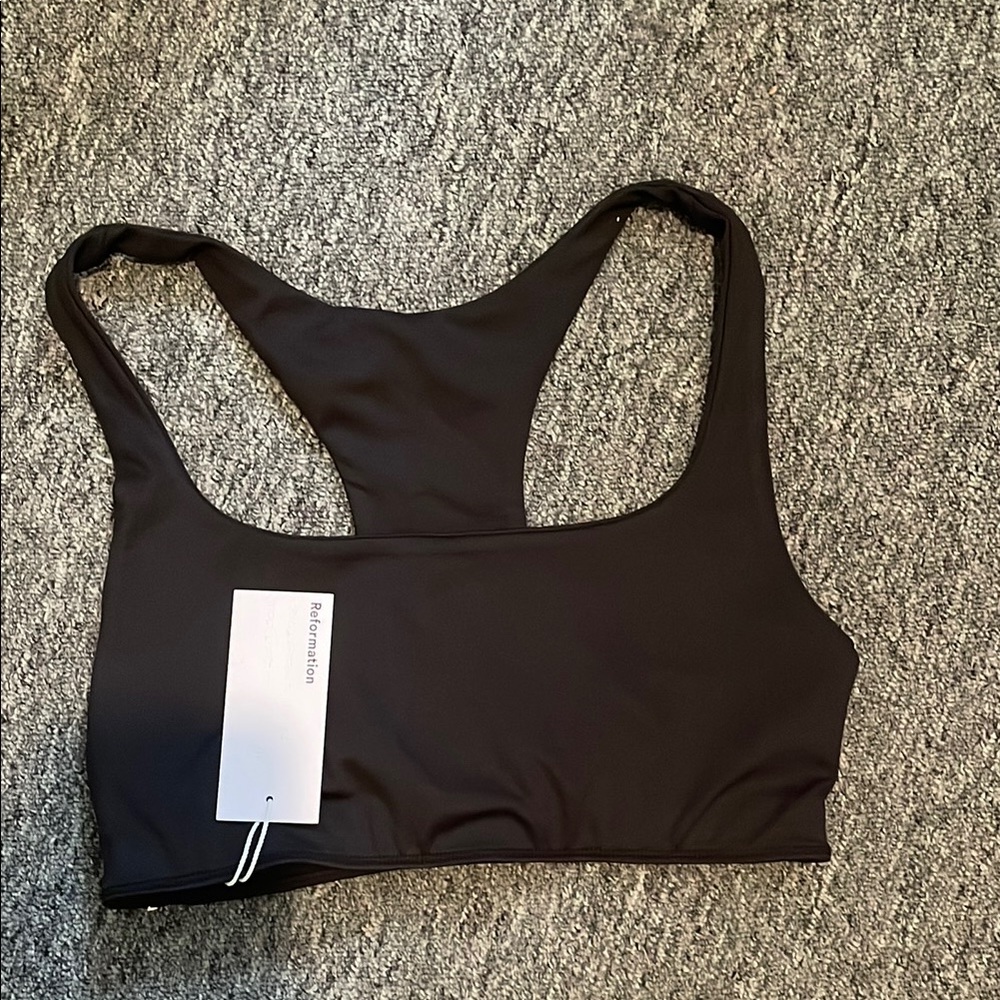 Brand New With Tag Reformation Gwen Ecomove Racerback Sports Bra